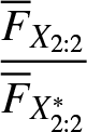 upper F quotation dash upper X 2 colon 2 upper F quotation dash upper X 2 colon 2 asterisk