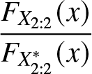 FX 2 colon 2 left parenthesis x right parenthesis FX 2 colon 2 asterisk left parenthesis x right parenthesis