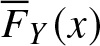 upper F quotation dash upper Y left parenthesis x right parenthesis