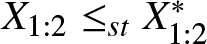 upper X 1 colon 2 less than or equals stX 1 colon 2 asterisk