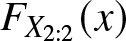 FX 2 colon 2 left parenthesis x right parenthesis