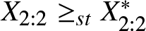upper X 2 colon 2 greater than or equals stX 2 colon 2 asterisk