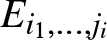 Ei 1 comma ellipsis comma ji