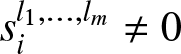 sil 1 comma ellipsis comma lm not equals 0