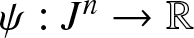 psi colon Jn right arrow double struck upper R