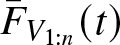 upper F bar upper V 1 colon n left parenthesis t right parenthesis