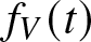 fV left parenthesis t right parenthesis