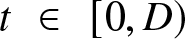 t element of left bracket 0 comma upper D right parenthesis