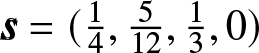 backslash pmbs equals left parenthesis 14,512 comma 13 comma 0 right parenthesis