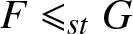 upper F less than or slanted equals stG