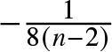 minus 18 left parenthesis n minus 2 right parenthesis