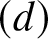 left parenthesis d right parenthesis