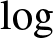 log