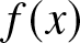 f left parenthesis x right parenthesis