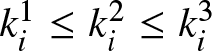 ki 1 less than or equals ki 2 less than or equals ki 3