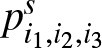 pi 1 comma i 2 comma i 3 s