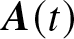 upper A left parenthesis t right parenthesis