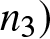 n 3 right parenthesis