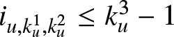 iu comma ku 1 comma ku 2 less than or equals ku 3 minus 1