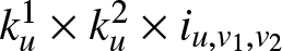 ku 1 times ku 2 times iu comma v 1 comma v 2