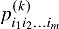 pi 1 i 2 ellipsis im left parenthesis k right parenthesis