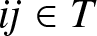 ij element of upper T