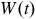upper W left parenthesis t right parenthesis