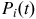 upper P Subscript i Baseline left parenthesis t right parenthesis