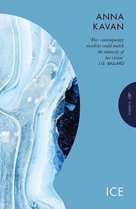 Front cover with an abstract, ice-like image in a semi-circle on the left-hand side.