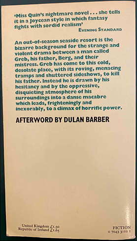 Back cover of a book with black text on a white background.