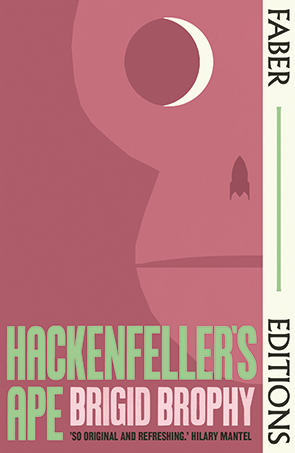 A book cover showing the stylised face of a monkey.