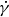 ModifyingAbove gamma With dot