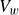 upper V Subscript w