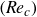left parenthesis italic Re Subscript c Baseline right parenthesis