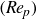 left parenthesis italic Re Subscript p Baseline right parenthesis