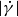StartAbsoluteValue ModifyingAbove gamma With dot EndAbsoluteValue