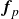 bold italic f Subscript p