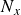 upper N Subscript x