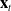 bold x Subscript t