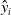ModifyingAbove y With caret Subscript i