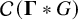 script upper C left parenthesis bold upper Gamma asterisk upper G right parenthesis