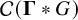 script upper C left parenthesis bold upper Gamma asterisk upper G right parenthesis