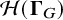 script upper H left parenthesis bold upper Gamma Subscript upper G Baseline right parenthesis