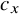 c Subscript x