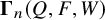 bold upper Gamma Subscript n Baseline left parenthesis upper Q comma upper F comma upper W right parenthesis