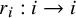 r Subscript i Baseline colon i right arrow i