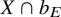 upper X intersection b Subscript upper E