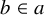b element of a