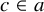 c element of a