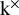 normal k Superscript times